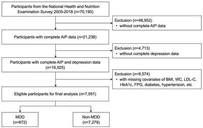 Higher atherogenic index of plasma is associated with increased major depressive disorder: insights from a nationally representative study